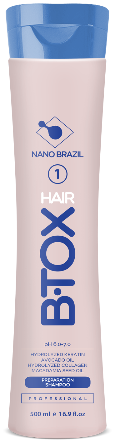 Подготавливающий шампунь глубокой очистки B.TOX PREPARATION SHAMPOO шаг 1, 500 мл