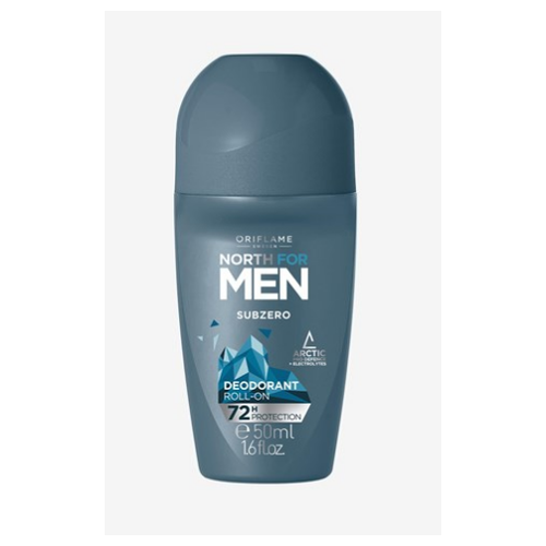 Купить Шариковый дезодорант-антиперспирант North For Men Subzero, 50мл, Oriflame