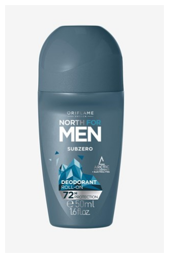 Шариковый дезодорант-антиперспирант North For Men Subzero, 50мл