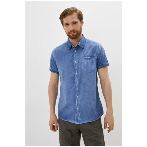 фото Рубашка baon рубашка с эффектом "тай-дай" baon, размер: s, синий