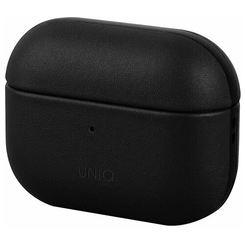 фото Чехол uniq для airpods pro terra genuine leather black