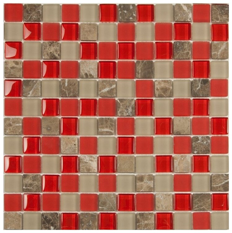 Мозаика (стекло камень) NS mosaic S-808 298x298 см 5 шт