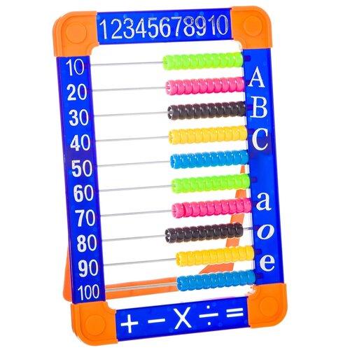 Игр. пласт. счёты, РАС 26х18х2 см, 2 вида, арт.8848.