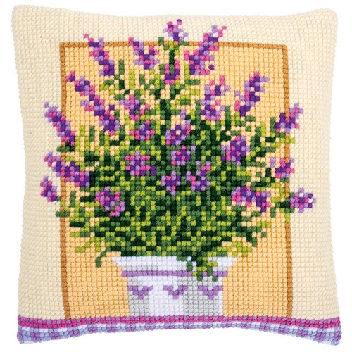 фото Набор для вышивания vervaco pn-0172863 лаванда в горшочке