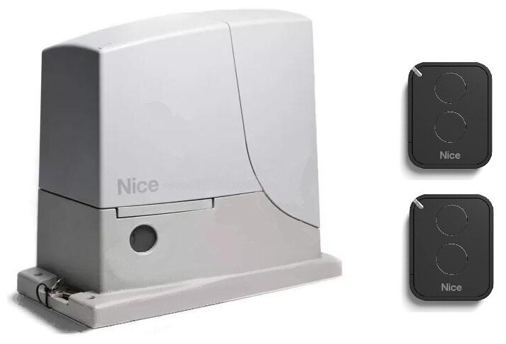 Автоматика для откатных ворот NICE RB600KIT5-FA-BT, комплект: привод, 2 пульта, фотоэлементы, 5 реек, Bluetooth-модуль - фотография № 2