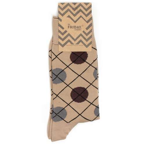 фото Носки с принтом st.friday socks - casual - dot - brown 38-41 st. friday