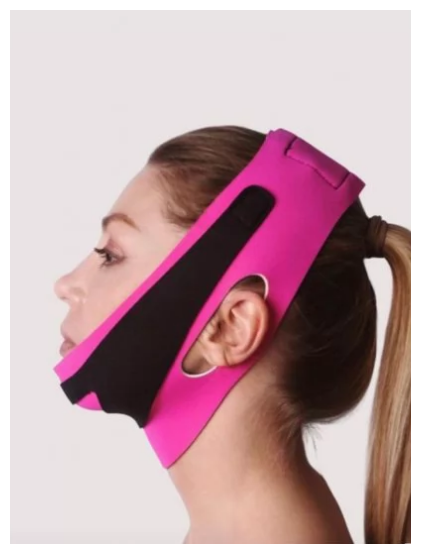 Бандаж лифтинг маска для подтяжки лица коррекции контура и овала устранения второго подбородка