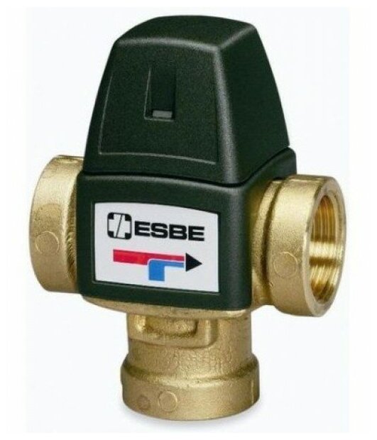 ESBE Клапан трехходовой термостатический смесительный VTA321 20-43C ВР 3/4