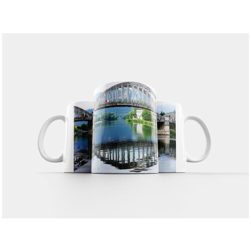 фото Кружка "мост, отражение, вода" 320 мл lotsprints