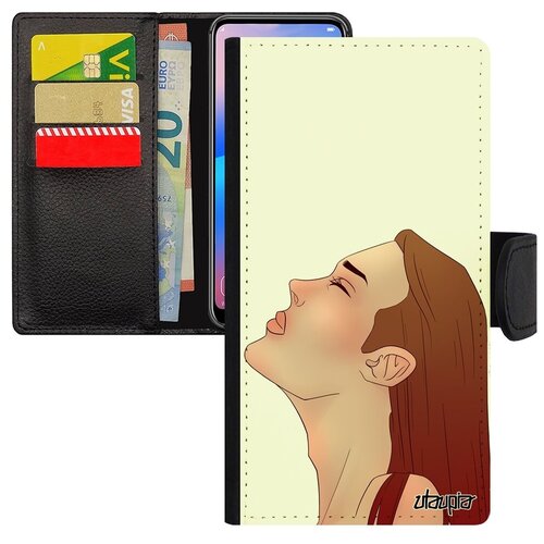 фото Защитный чехол-книжка на смартфон // xiaomi mi 8 // "надежда" мечта стиль, utaupia, белый