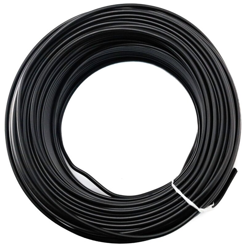 Силовой кабель ВВГпнг (А) LS 2x1,5 ГОСТ, ЕвроКабель, (плоский, черный), 20 метров - фотография № 3