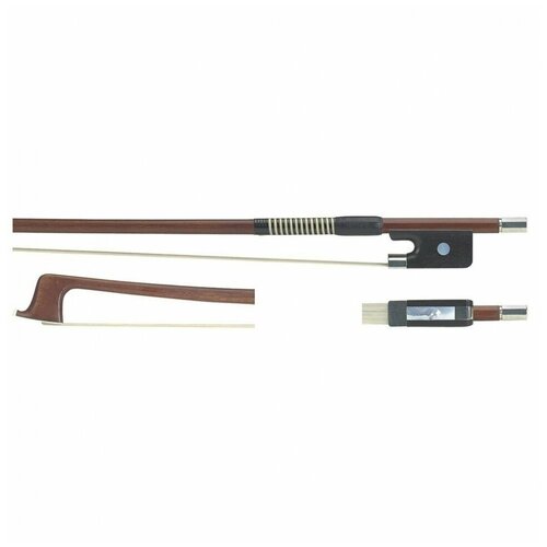 gewa student viola bow brazil wood jaeger 4 4 смычок для альта Gewa Viola Bow Brazil Wood Student Jaeger 3/4 смычок для альта, круглая трость