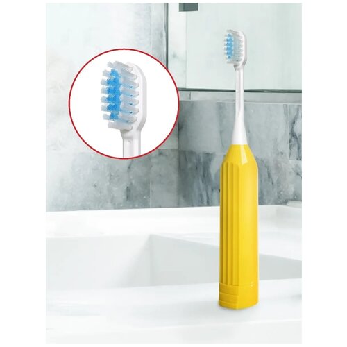 Зубная щетка электрическая HAPICA Minus-ion 6 насадок 1-режим желтый DB-3XY 468700₽