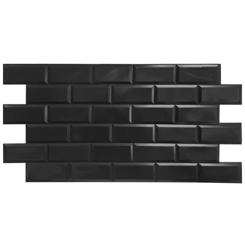 Панель ПВХ стеновая GRACE Плитка Блок, 0.47 м2, длина 96.6 смкирпич1 шт.