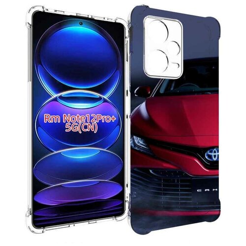 Чехол MyPads toyota тойота 1 для Xiaomi Redmi Note 12 Pro + Plus задняя-панель-накладка-бампер