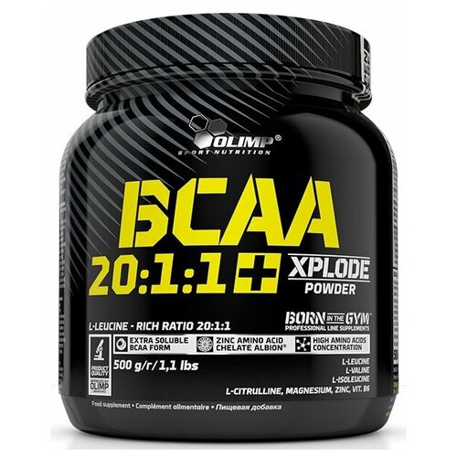 Olimp Nutrition, BCAA Xplode (500 г) (фруктовый пунш) аминокислоты bcaa бцаа olimp bcaa 4 1 1 xplode powder 200 г фруктовый пунш