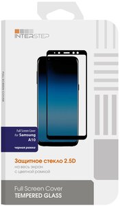 Фото Защитное стекло Full Screen Cover с черной рамкой Samsung A10 / для самсунг А10