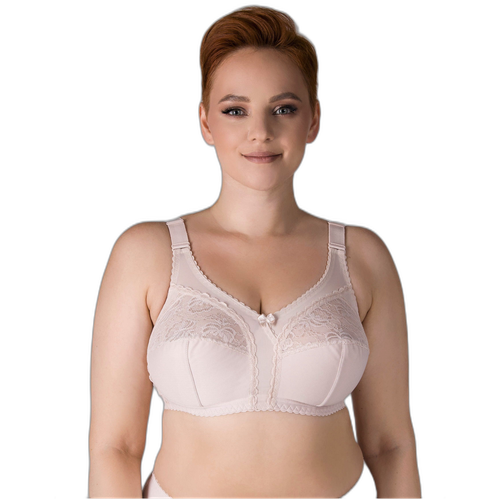 фото Мягкий бюстгальтер с усиленными бретелями , цвет бежевый , размер 105 , чашка g i like
