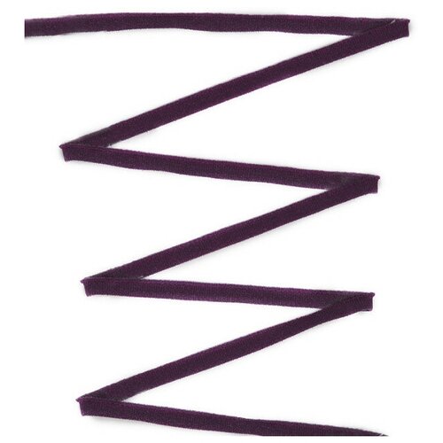 фото Резинка бельевая, окантовочная, цвет: 2605 темный виноград, 6 мм x 20 м, арт. 663 lauma
