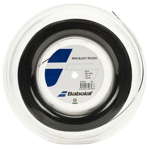 фото Теннисная струна babolat rpm blast rough 200 метров черный 243140-16105 (толщина: 130)