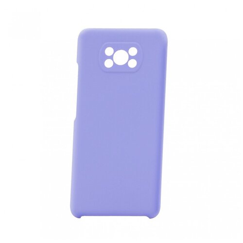 фото Чехол на xiaomi poco x3 derbi slim silicone-2 сиреневый