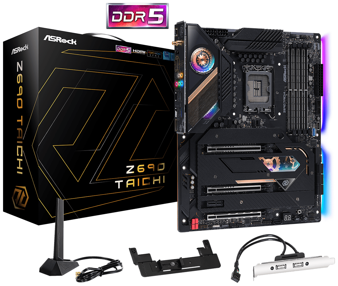 Материнская плата Z690 S1700 ATX Z690 TAICHI ASROCK - фото №7