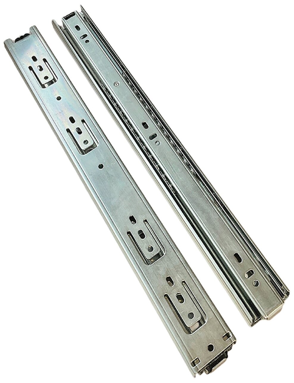 фото Направляющие шариковые для мебели. Длина 600мм Высота 45мм, полного выдвижения. Комплект из 2шт.