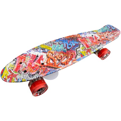 Фирменный Пенни Борд 22 Penny Board Fish Граффити валд