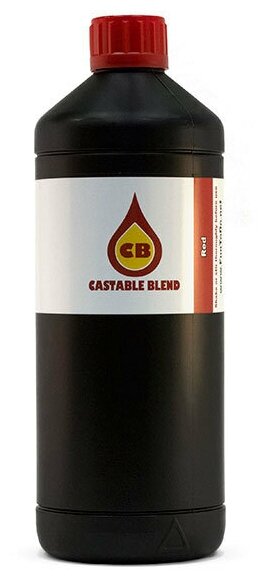 Фотополимер FunToDo Castable Blend литьевой, красный (1 кг)