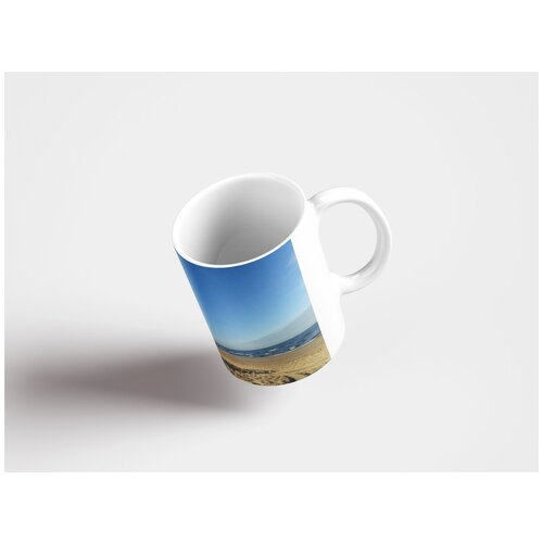 фото Кружка "пляж, северное море, голландия 320 мл. белая" lotsprints