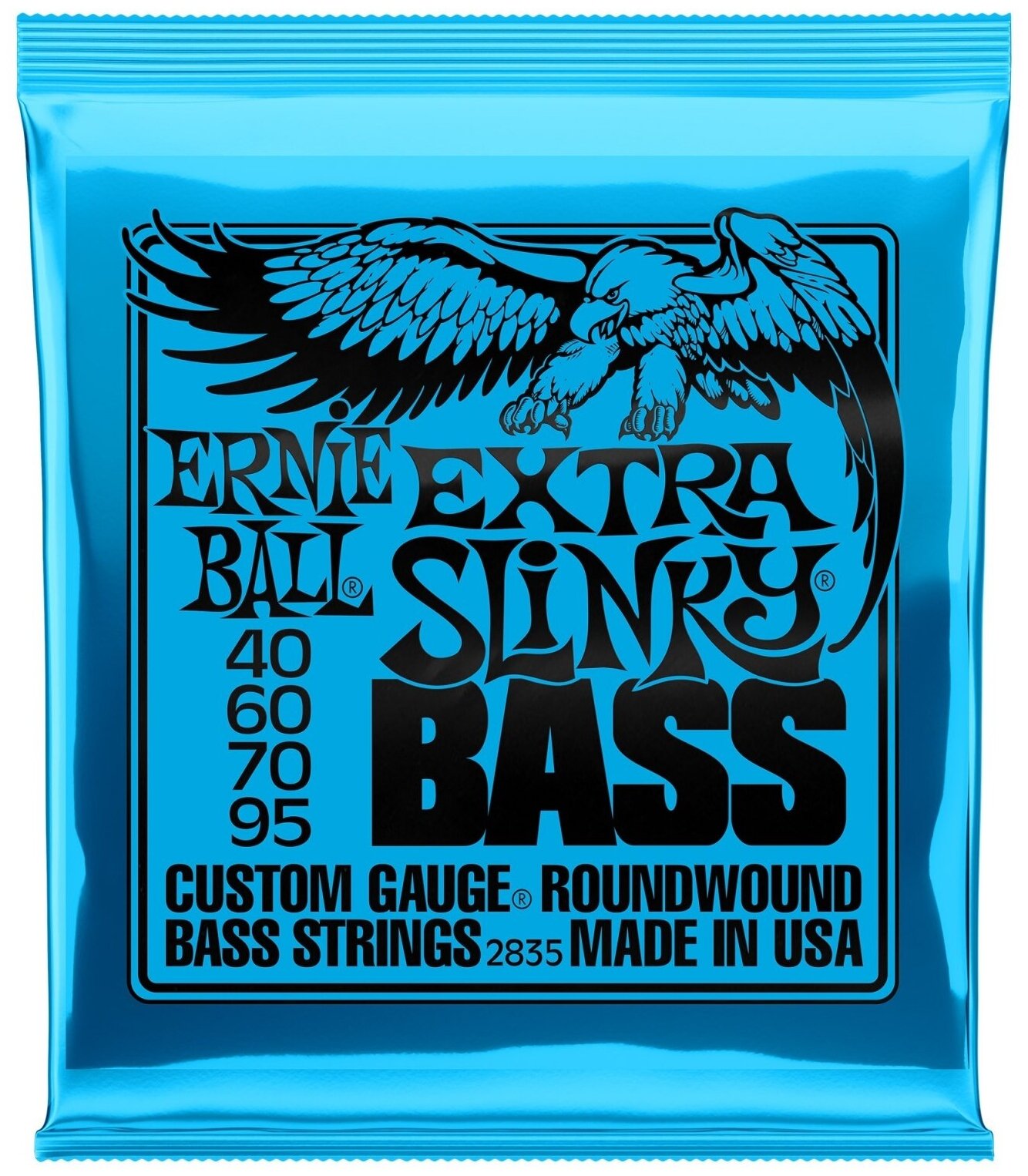 ERNIE BALL 2835 Nickel Wound Slinky Extra 40-95 Струны для бас-гитары