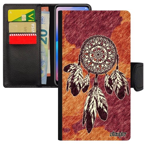 фото Противоударный чехол книжка для мобильного // samsung galaxy s7 // "ловец снов" оберег dream, utaupia, фуксия