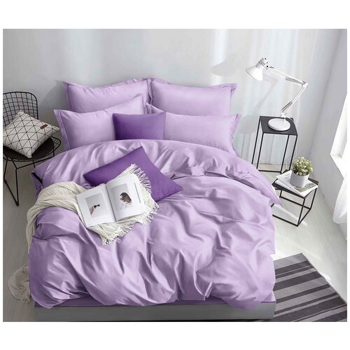 фото Постельное белье simple house "lavender" семейное пододеял 145х215 2шт наволочка 50х70 см 2 шт простынь 240х215 см