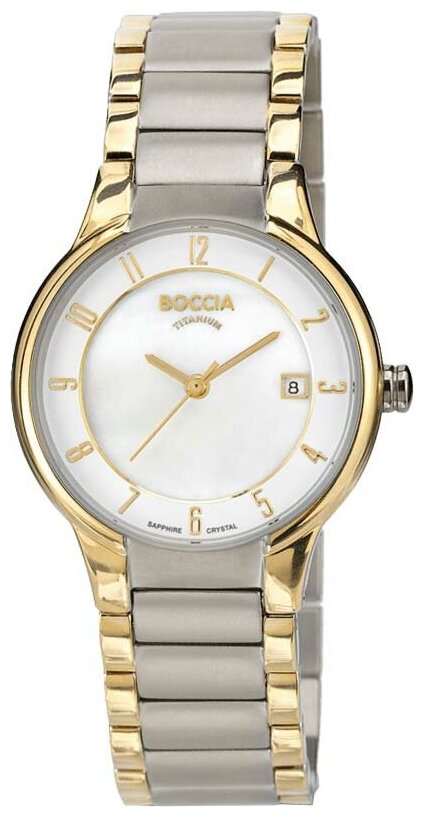 Наручные часы BOCCIA Наручные часы Boccia Titanium 3301-02, золотой