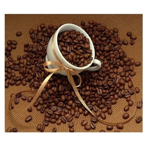Картина по номерам 40х50 - Кофейные зерна серьги кофейные зерна votre perle