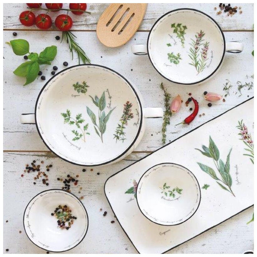 Салатник Easy Life Herbarium 16см - фото №3