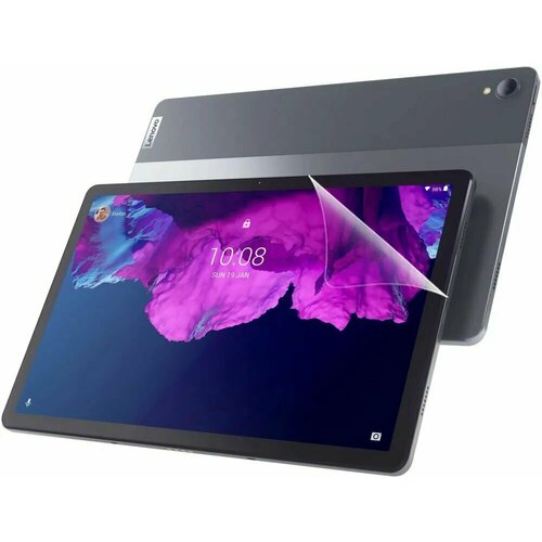 Гидрогелевая пленка для планшета Honor Pad X8 10.1 дюймов / Противоударная защитная пленка на планшет Хонор Пад Х8 / Онор Пад Х8 / Самовосстанавливающаяся / Глянцевая бесцветный