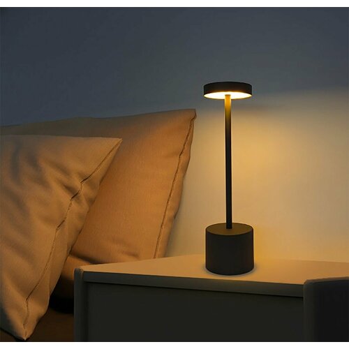 Настольная дизайнерская лампа для кофейни и бара, светильник аккумуляторный, декоративный