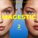 Цветные контактные линзы MAGESTIC ярко-голубые+серые, 2 пары