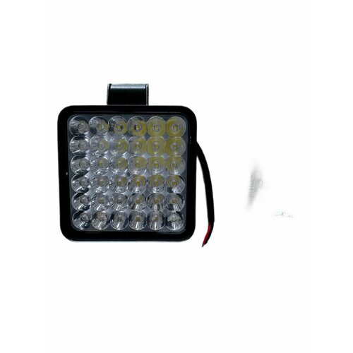 Фара противотуманная светодиодная универсальная дневные ходовые огни для автомобиля 12-80V 36 LED светодиодов 24W 6000K размер d 110х110 MM 1 шт 699₽