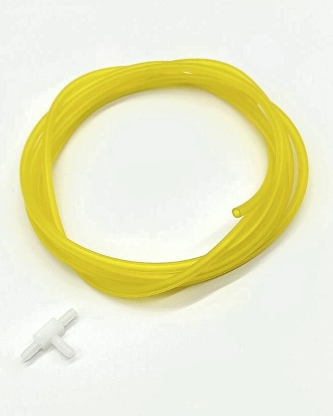 фото Шланг / трубка омывателя лобового стекла + тройник, длина 2м, ПВХ 5.5х3.5 мм.