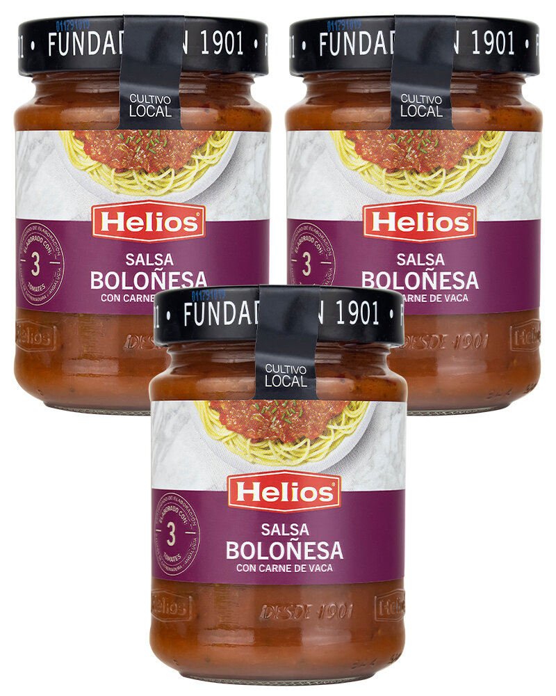 Соус Helios томатный с говядиной Salsa bolonesa 300 гр.- 3 шт