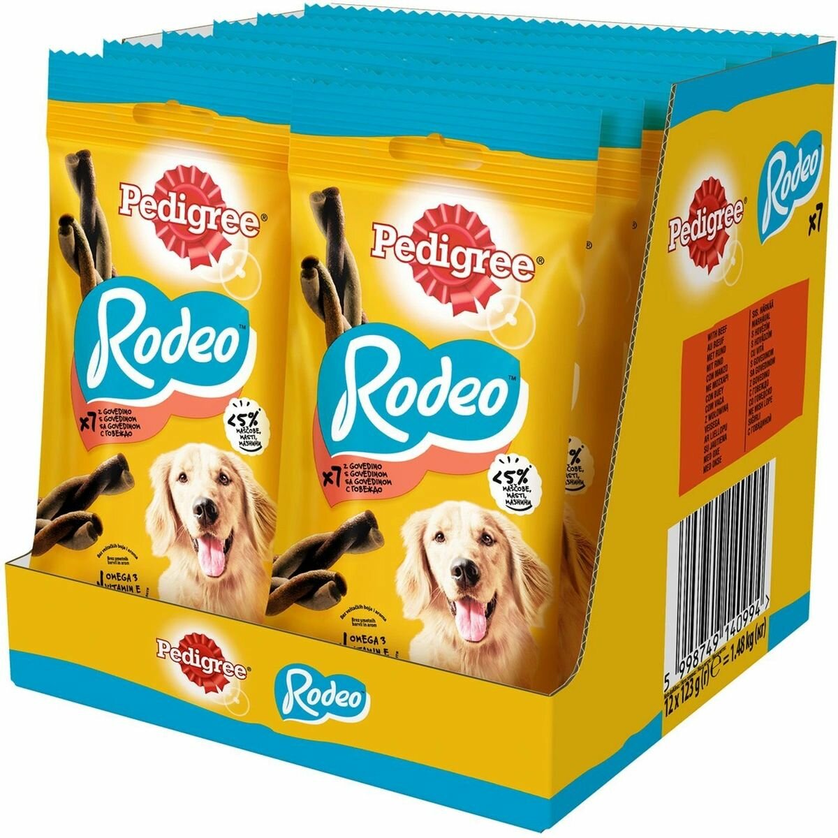 Лакомство для собак , Pedigree, Rodeo, 10шт по 70гр