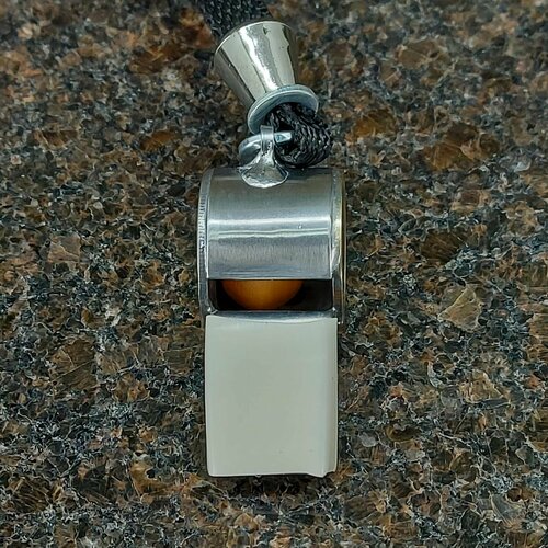 Свисток сувенирный с монетой россии 20 рублей 1992 г 2000₽