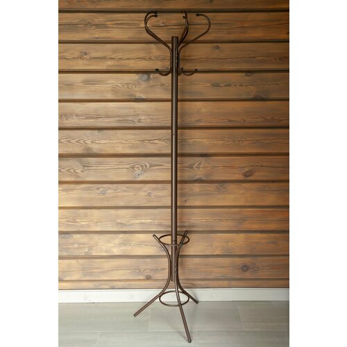 Вешалка-стойка напольная Hesby Сlothes hanger 9 коричневый муар 3786₽