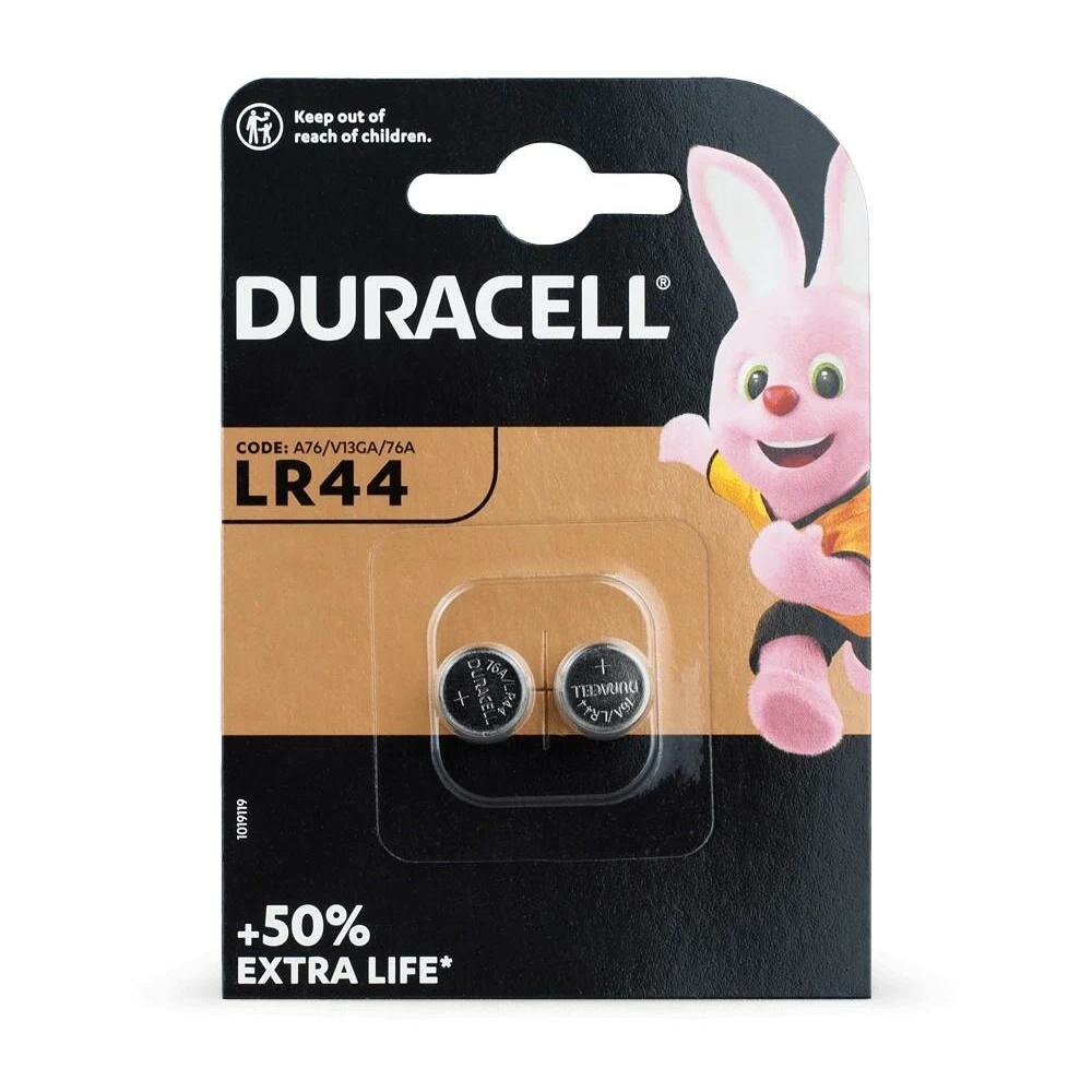 Duracell Батарейки, LR44, 2шт