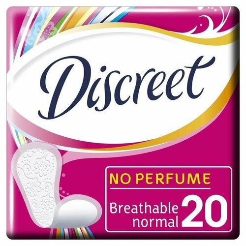 Прокладки ежедневные Discreet Normal Plus, 20 шт ежедневные прокладки discreet дискрит normal