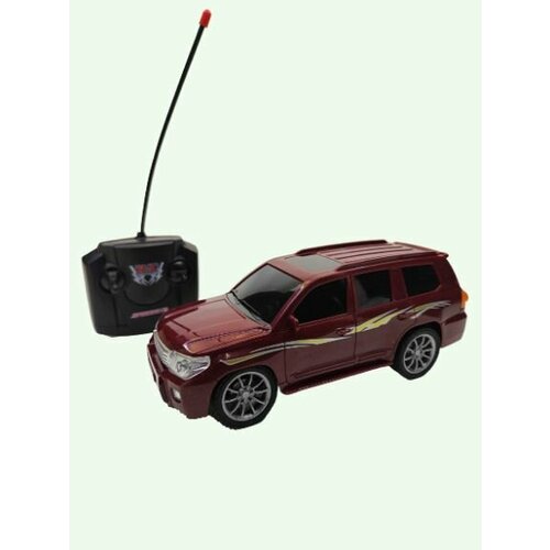 Радиоуправляемая машинка TOYOTA LAND CRUISER 200 1:16, Бордовый 22 см