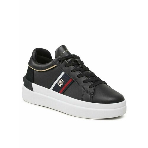 фото Кроссовки tommy hilfiger, размер eu 38, черный