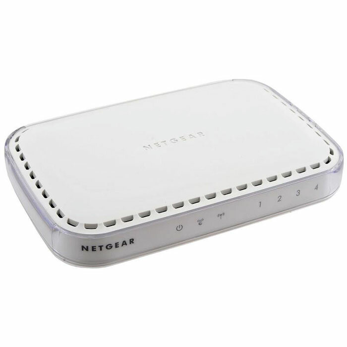 NETGEAR WN604-100PES Точка доступа 150 Mbps, supports client mode (4 LAN 10/100 Mbps ports)